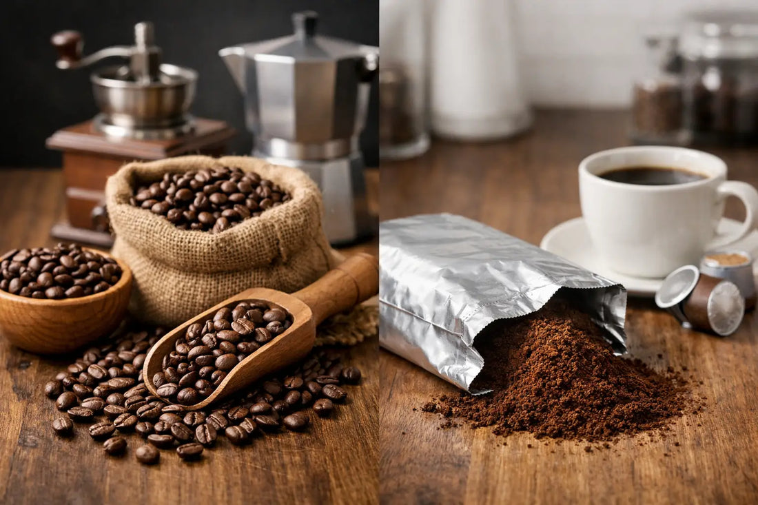 Coffee Beans vs Grocery Coffee